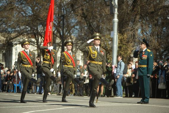 В Вологде прошел Парад Победы  и шествие Бессмертного полка